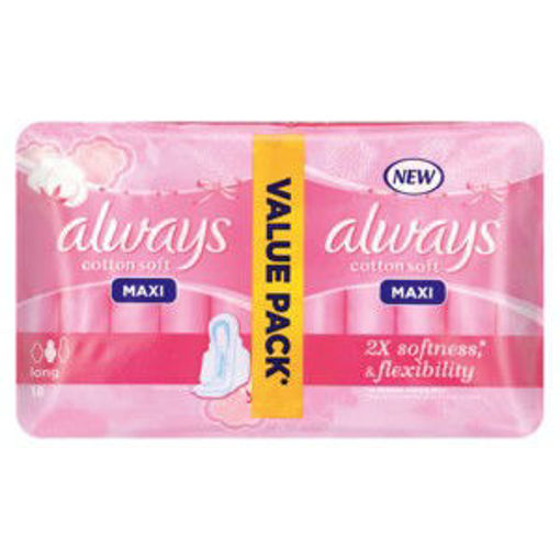 Always Pads Thick Mesh Duos Non W/long 18s 1 x 0Ea