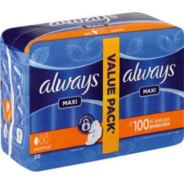 Always Pads Thick Mesh Duos Normal 20s 1 x 0Ea