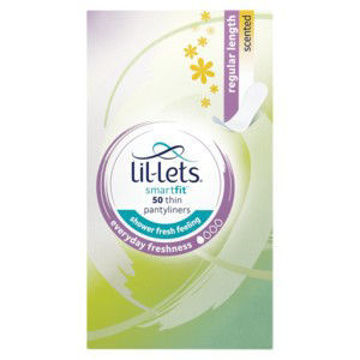 Lil-Lets Smartfit Unscented Thin Pantyliners 100 Pack