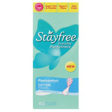 Stayfree Panty Liners Flexicomfort 1 x 40`s