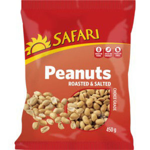 Safari Peanuts Roasted & Salted 1 x 450G