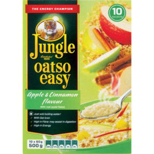 Jungle Oats Porridge Oatso Easy Apple Cinamo 1 x 500G