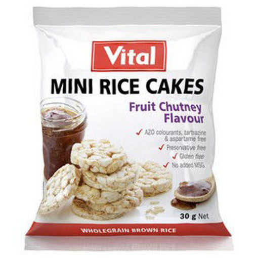 Vital Rice Cakes Mini Fruit Chutney 1 x 30Gr