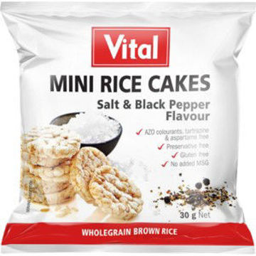 Vital Rice Cakes Mini Sweet & Spicy Pepper Sa 1 x 30Gr