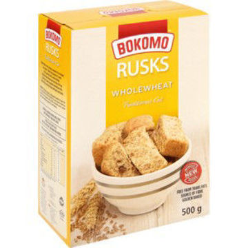 Bokomo Rusks Wholewheat 1 x 500G