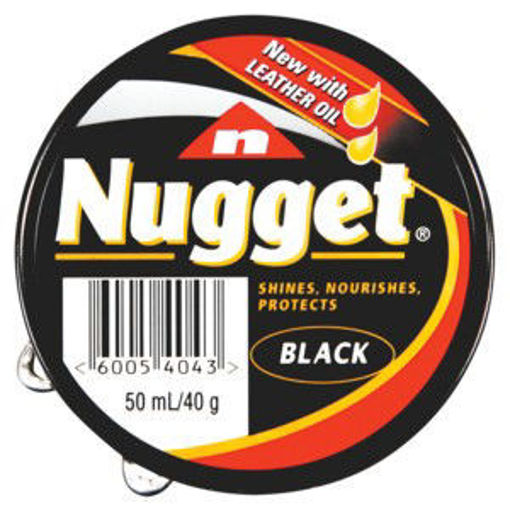 Nugget Shoe Polish Black 1 x 50Ml