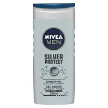 Nivea Shower Creme Care Silver Prot 1 x 250Ml