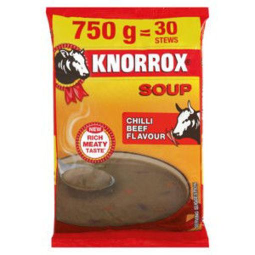 Knorrox Soup Packet Chilli Beef 1 x 750Gr