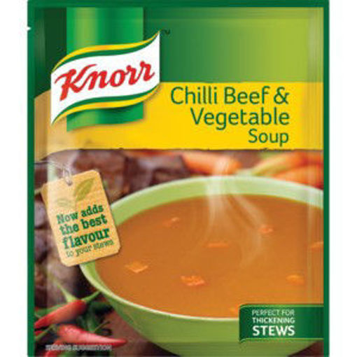 Knorr Soup Pkt Chilli Beef & Veg 1 x 50G