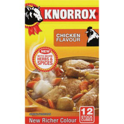 Knorrox Stock Cubes Chicken 1 x 12`s