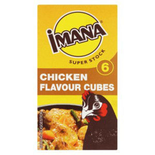 Imana Stock Cubes Chicken 1 x 6`s