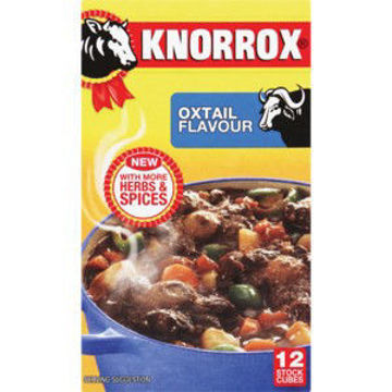 Knorrox Stock Cubes Oxtail 1 x 12`s