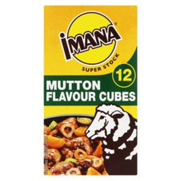 Imana Stock Cubes Veg Mutton 1 x 12`s