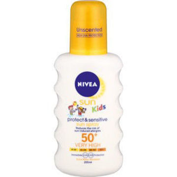 Nivea Sun Kids S/Spray SPF50+200ml 1 x 0Ea