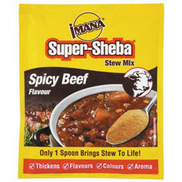 Imana Super Sheba Spicy Beef 20 x 55Gr