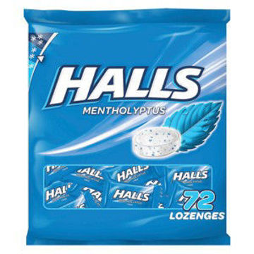 Halls Sw Loz Mentholyptus 1 x 72`s