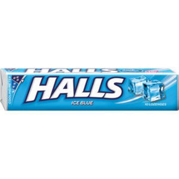 Halls Sw Loz Sp 10 Pce Ice Blue 1 x 33G