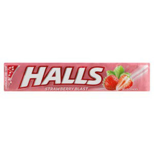 Halls Sw Loz Sp 10 Pce Stawberry Blast 1 x 33G