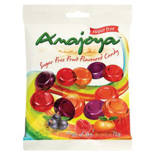 Amajoya Sweets Sugar Free Clear Fruit 1 x 75G