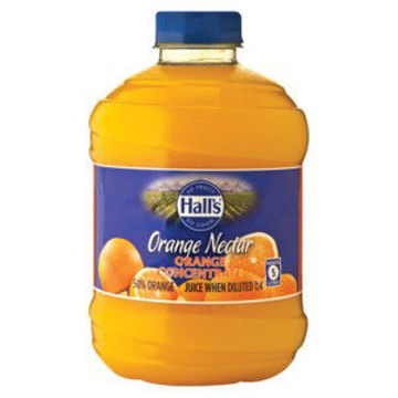 Halls Syrup Orange 50% 1 x 1Lt