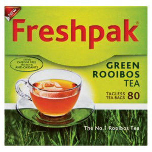 Freshpak Tea Bags Tagless Green Tea 1 x 80`s