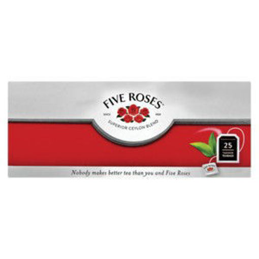 Five Roses Tea Bags Tagless Kosher 6 x 25`s