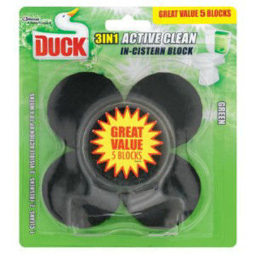 Duck Toilet Clean Active 3 In 1 Green 1 x 5`s