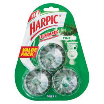 Harpic Toilet Clean Flushmatic Pine 1 x 50Gr