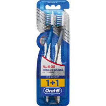 Oral B Toothbrush Pro Expert Aio 40 Med 1 x 2`s