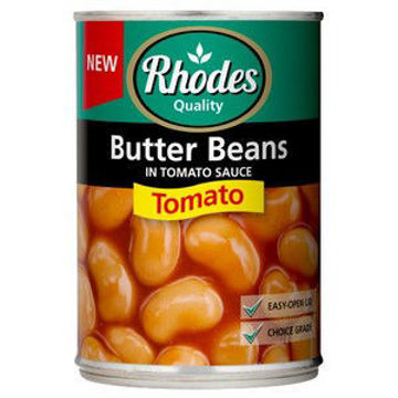 Rhodes Veg Butter Bean  Tomato Sauce 1 x 410G