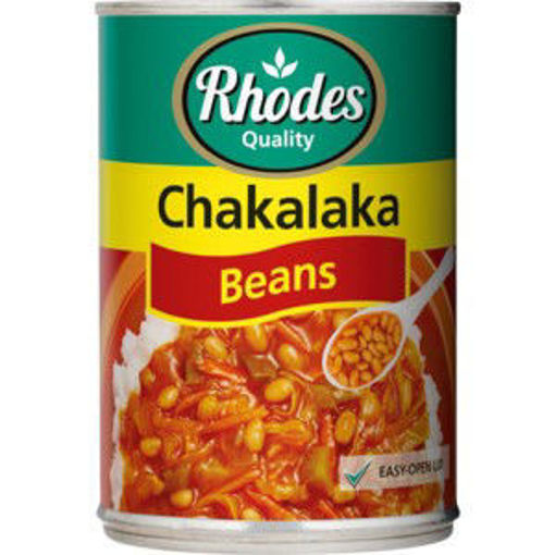 Rhodes Veg Chakalaka Beans 1 x 410Gr