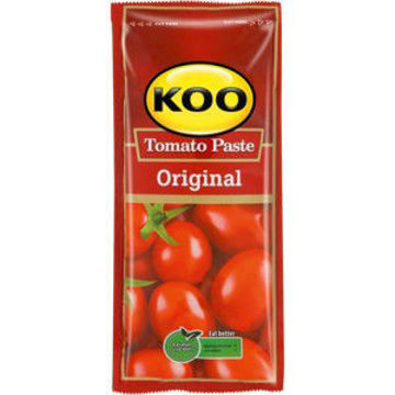 Koo Veg Tomato Paste Sachet No Waste 1 x 100G