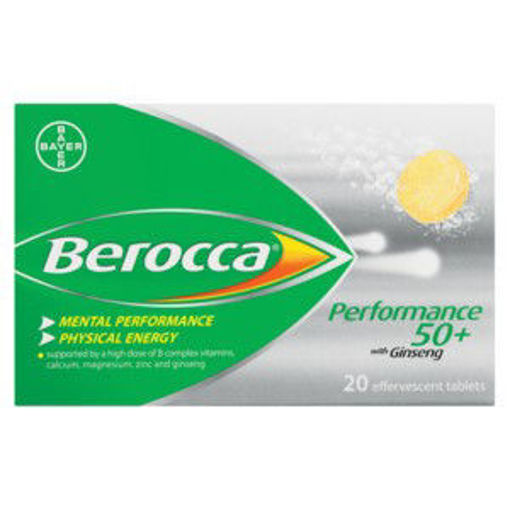 Berocca Vitamin Focus 50+ Effervesant 1 x 20`s