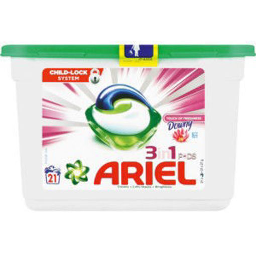 Ariel Wash Capsules Power Downy 1 x 21`s