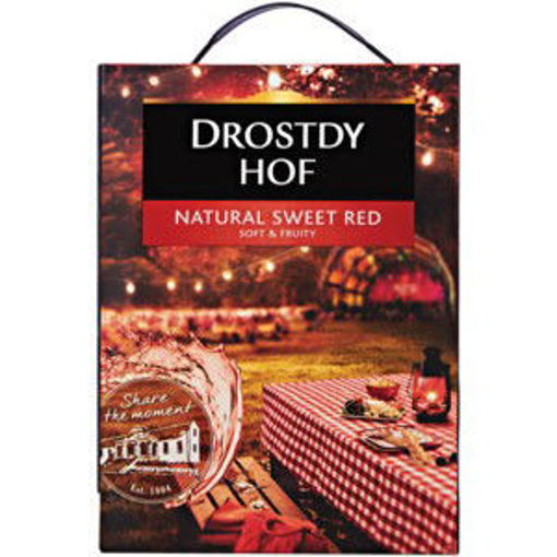 Drostdy Hof Wine Red Sweet Natural 1 x 3L