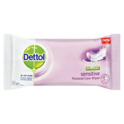 Dettol Wipes Hygenic Sensitive 1 x 10`s