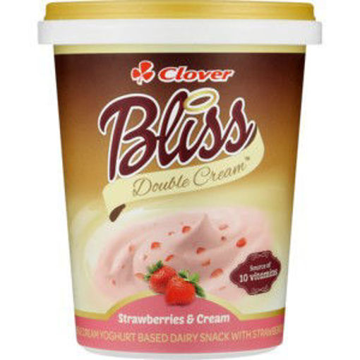 Clover Yog D/Bel Bliss D/Cream Strawberry C 1 x 500G