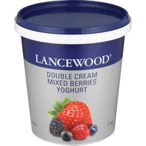 Lancewood Yog D/Cream Mixed Berries 1 x 1Lt