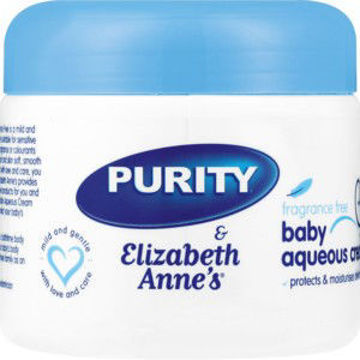 Elizab Anne Baby Aqueous Cream Frag Free 1 x 325Ml