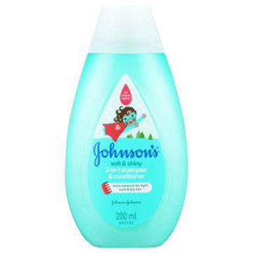 J&J Baby Soft & Shiny 2-In-1 1 x 200Ml