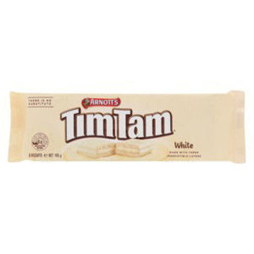 TIM TAM BISC CHOCOLATE WHITE 1 x 165Gr