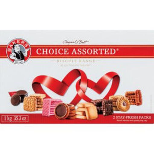 Bakers Bisc Choice Asst 1 x 1Kg