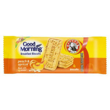 Bakers Bisc Good Morning Peach Apricot 1 x 50G