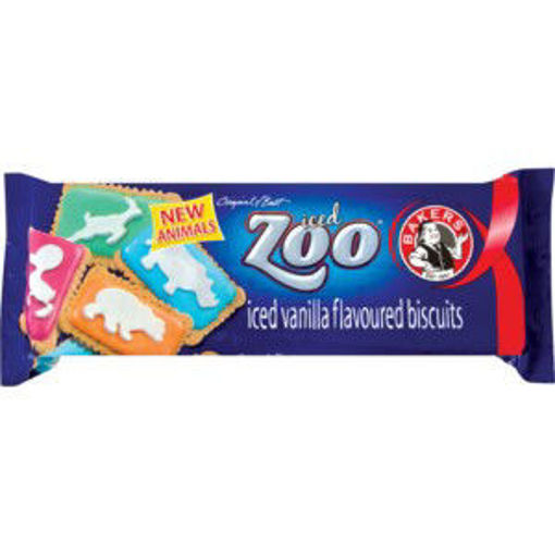 Bakers Bisc Iced Zoo (Flow Wrap) 1 x 150G