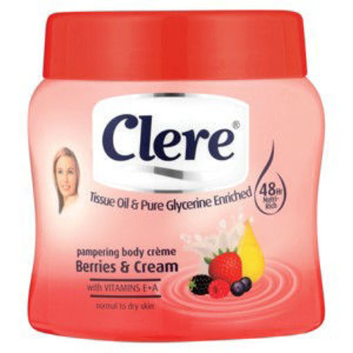 Clere Body Cream Berries & Cream 1 x 500Ml