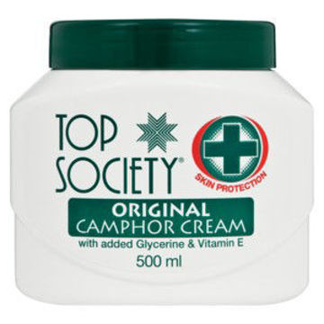 Top Society Body Cream Camphor Orig 1 x 500Ml