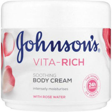 J&J Body Cream Vita Rich Sooth Rose 1 x 350Ml