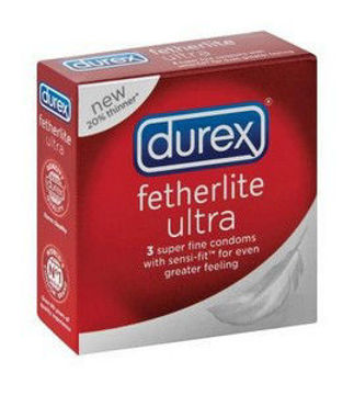 Durex Condoms Featherlite Ultra 1 x 3`s