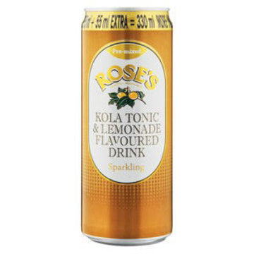 Roses Csd Cans Passion Fruit & Soda 1 x 330Ml