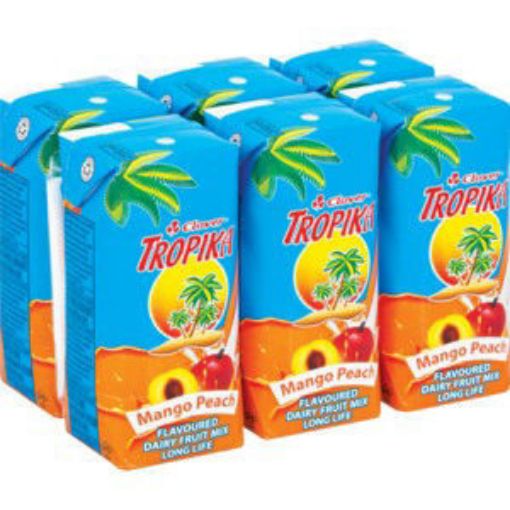 Tropika Easy Dairy Blend  UHT Mango Peach 24 x 200Ml